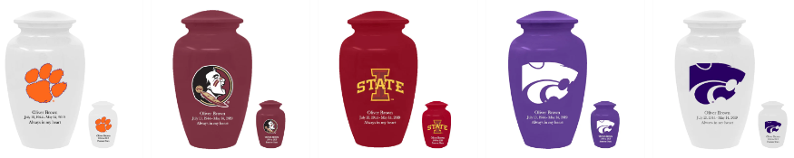 NCAA Fullsize & Keepsake Urns