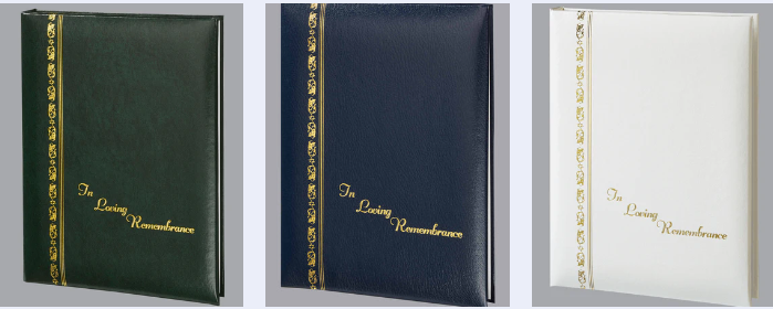 In Loving Remembrance Register Book