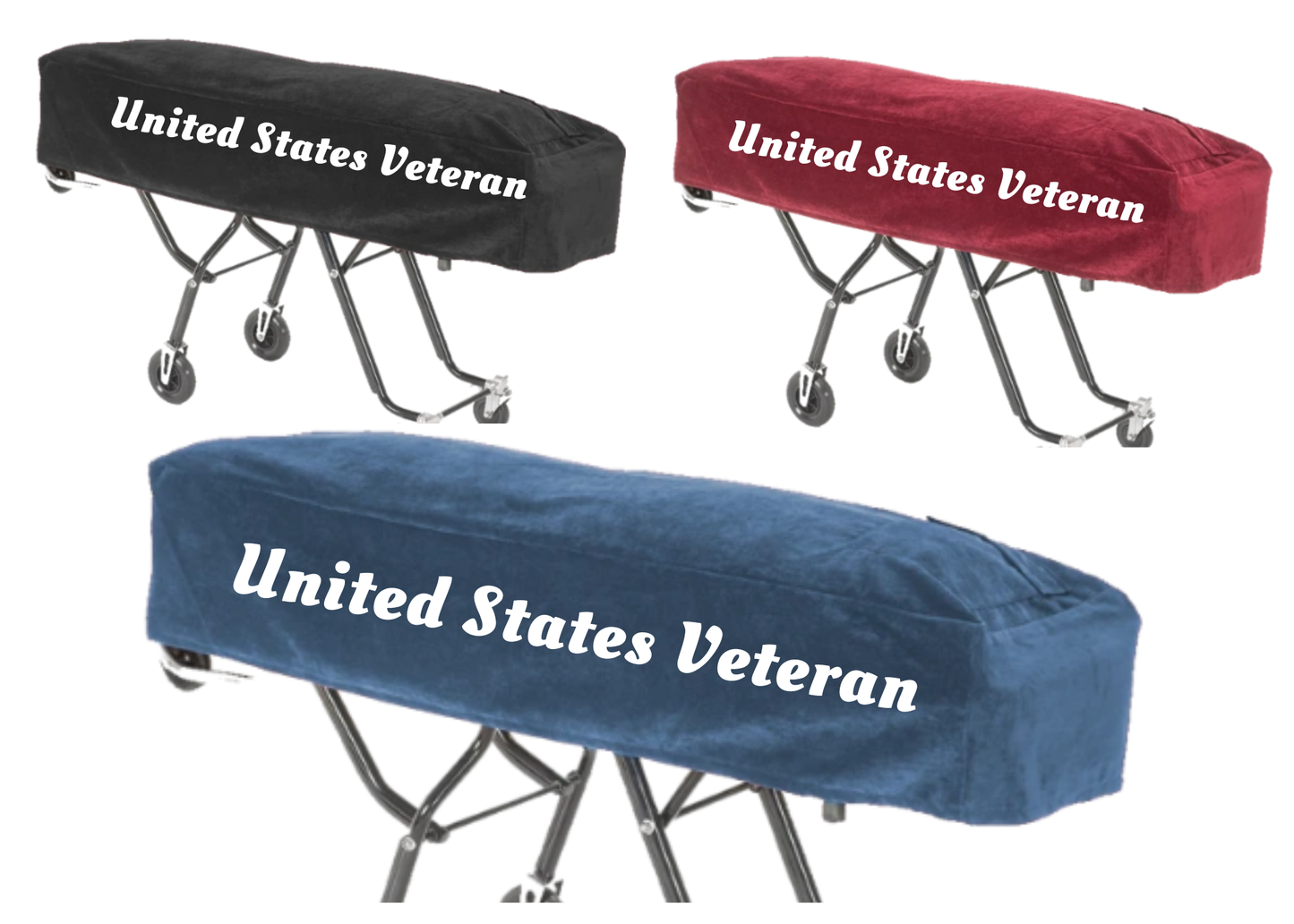 Veteran Embroidered Cot Cover
