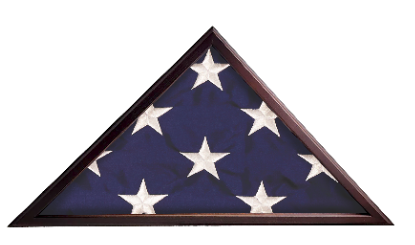 Laminate Wood Veteran Flag Case