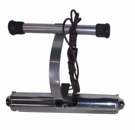 Chrome Casket Lamp