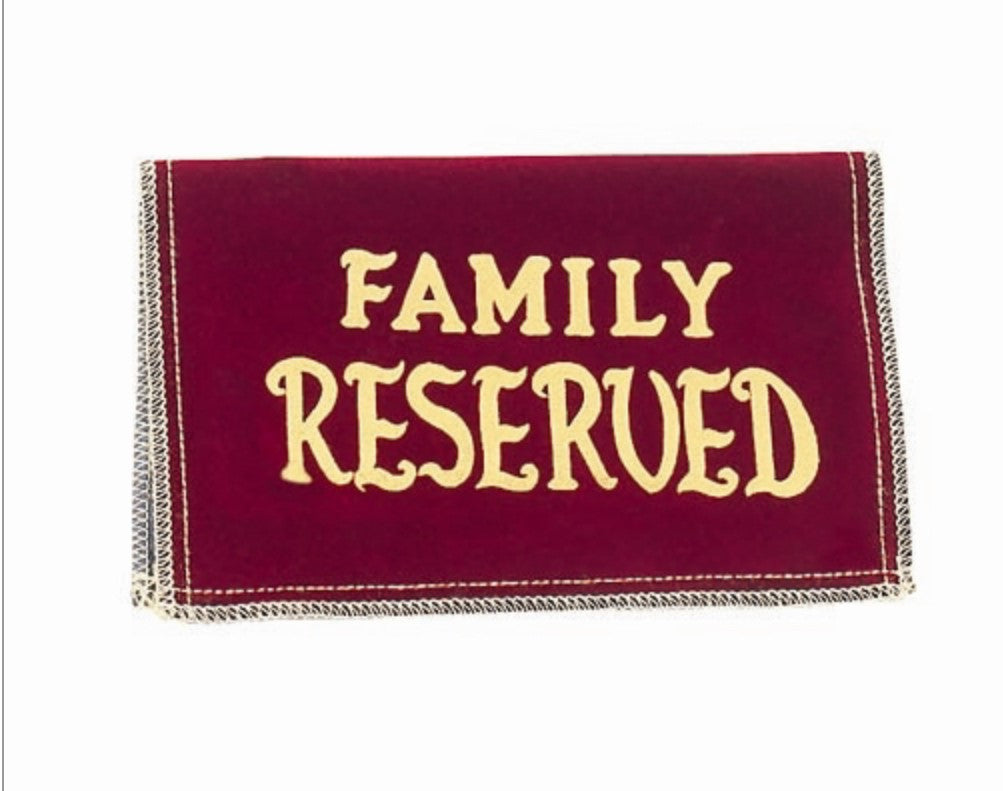 Reserve Sign - Old English