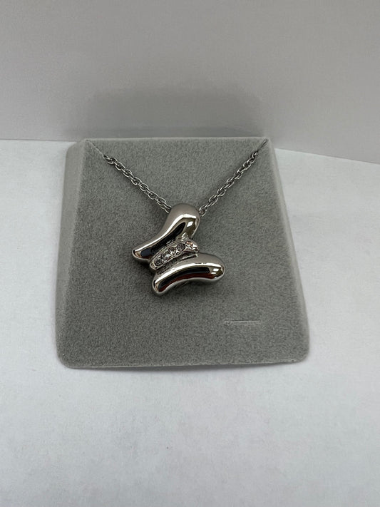 Butterfly with Stones Cremation Necklace