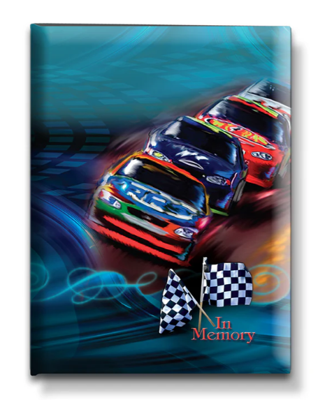 Race Car Register Book
