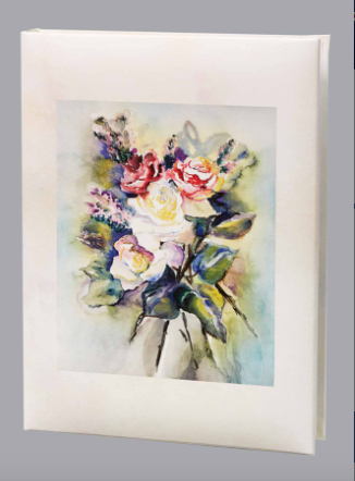 Watercolor Bouquet Register Book
