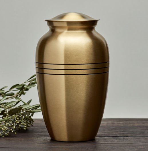 Classic Bronze or Pewter Full Size Urn
