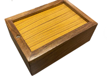 Rosewood Bevel Edge Cat Urn