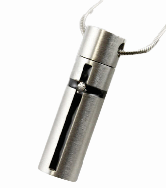 Cylinder Cross Pendant