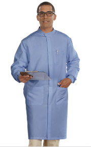 Fluid Resistant Snap Front Lab Coat