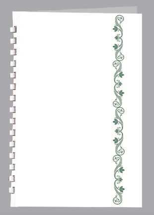 Soft Cover Register Books - 8 Internal Pages