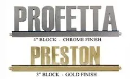 Hearse Plates - Aluminum