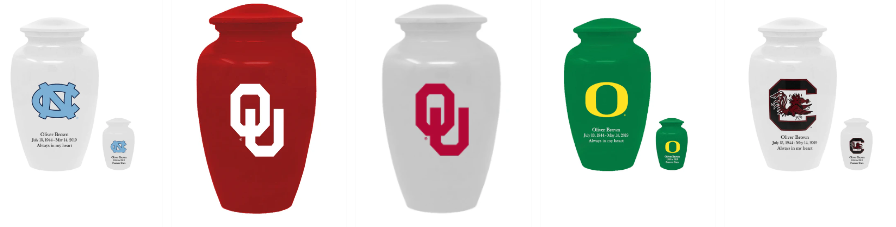 NCAA Fullsize & Keepsake Urns