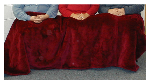 Burgundy Lap Blanket