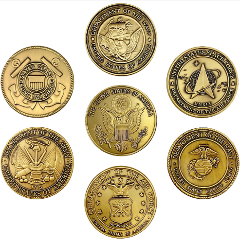 Solid Brass Military Appliques