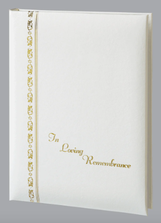 In Loving Remembrance Register Book