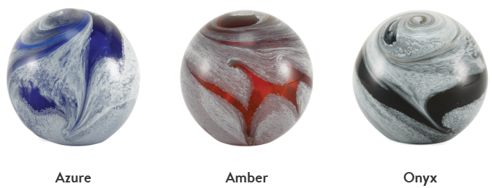 Glass Blown Sphere Keepsake