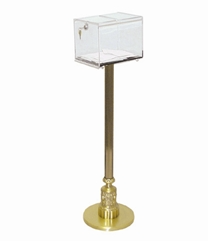Standing Lucite Contribution Box