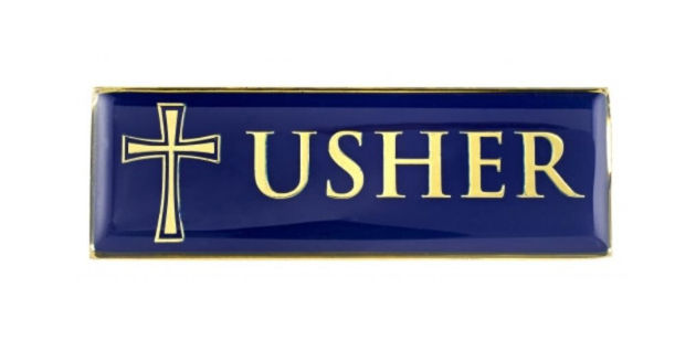 Usher Magnetic Badge