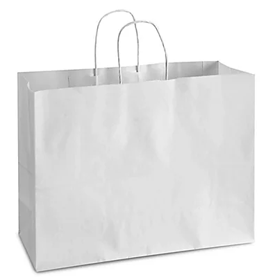 White Gloss Shopping Bag